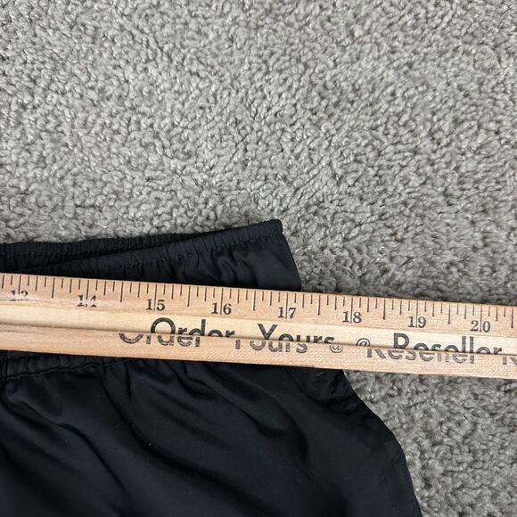 Nike Club Shorts Mens Large Woven Flow Shorts Lined Drawstring Black White - Picture 7 of 12